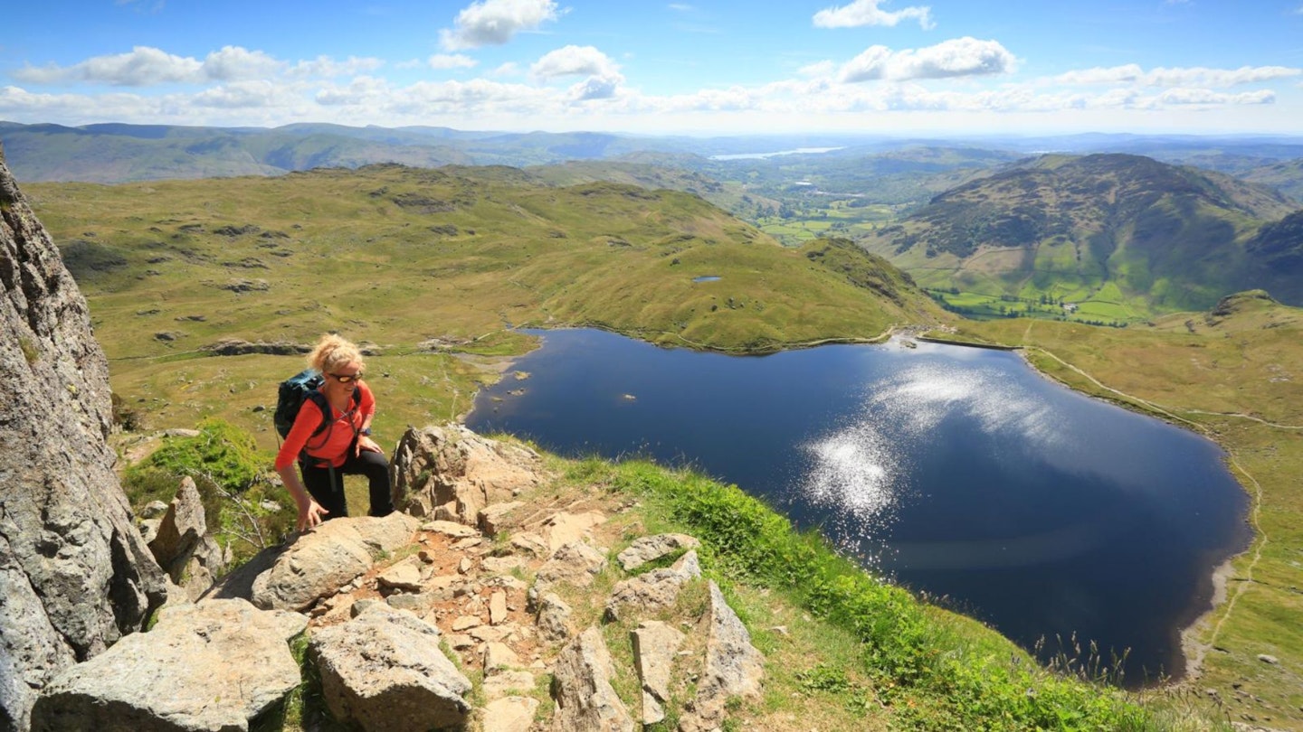 Above Stickle Tarn on Jack's Rake