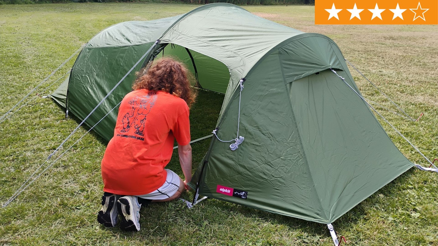 Alpkit Viso 3 tent, four stars