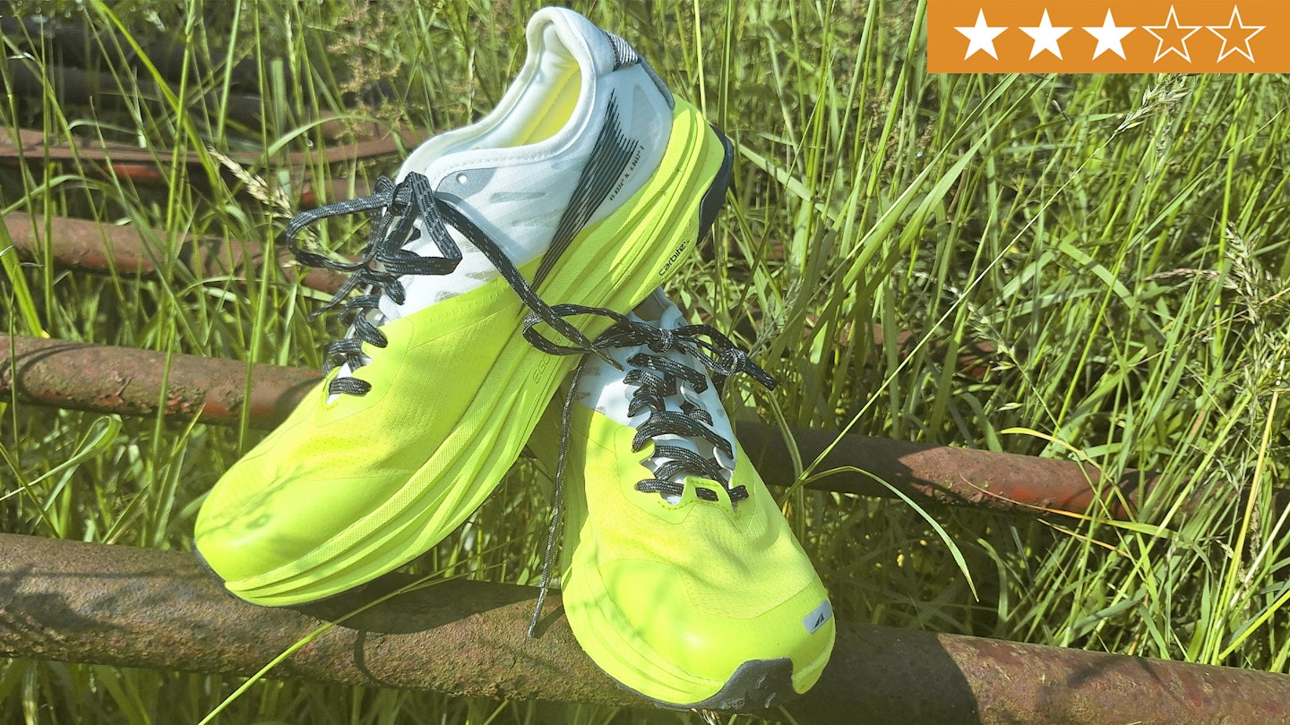 Altra Altra Mont Blanc Carbon trail running shoe with star ratings