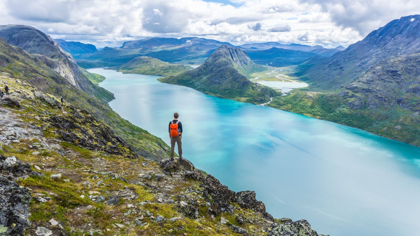 Deputy editor Rob Slade midway along the Besseggen Ridge hike
