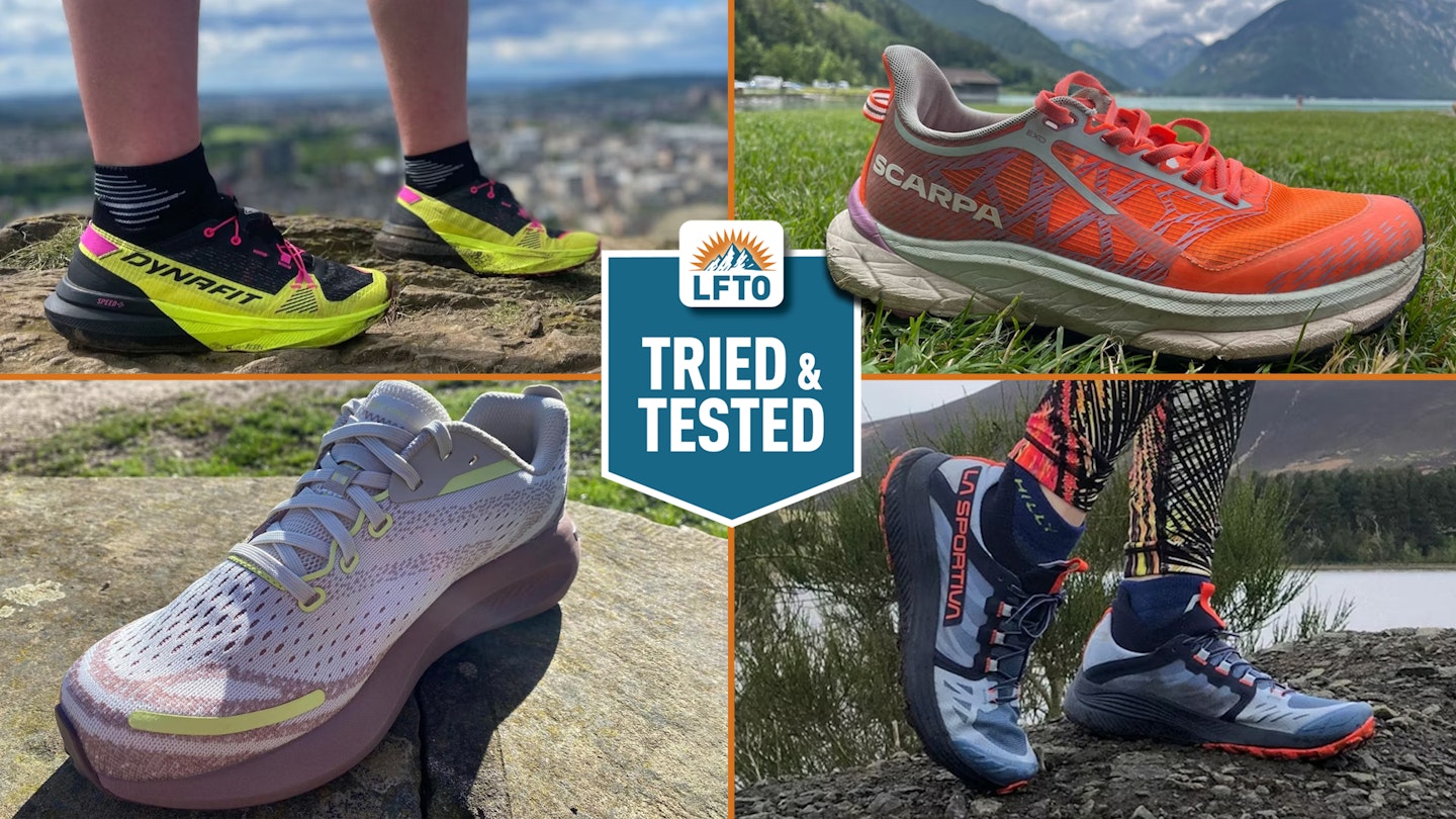 Best trail running shoes for women feature image tried and tested logo