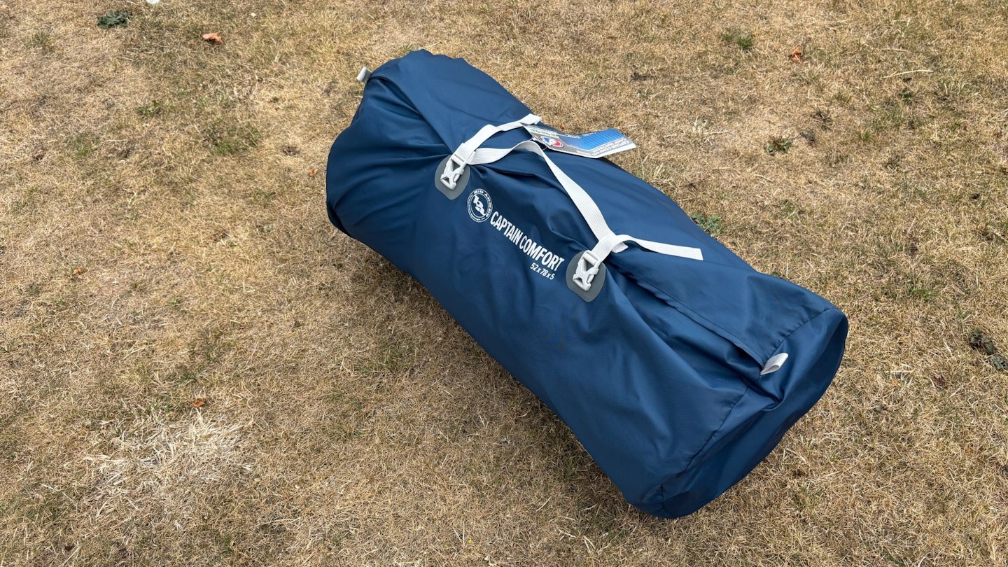 Big Agnes Captain Comfort Deluxe packed up