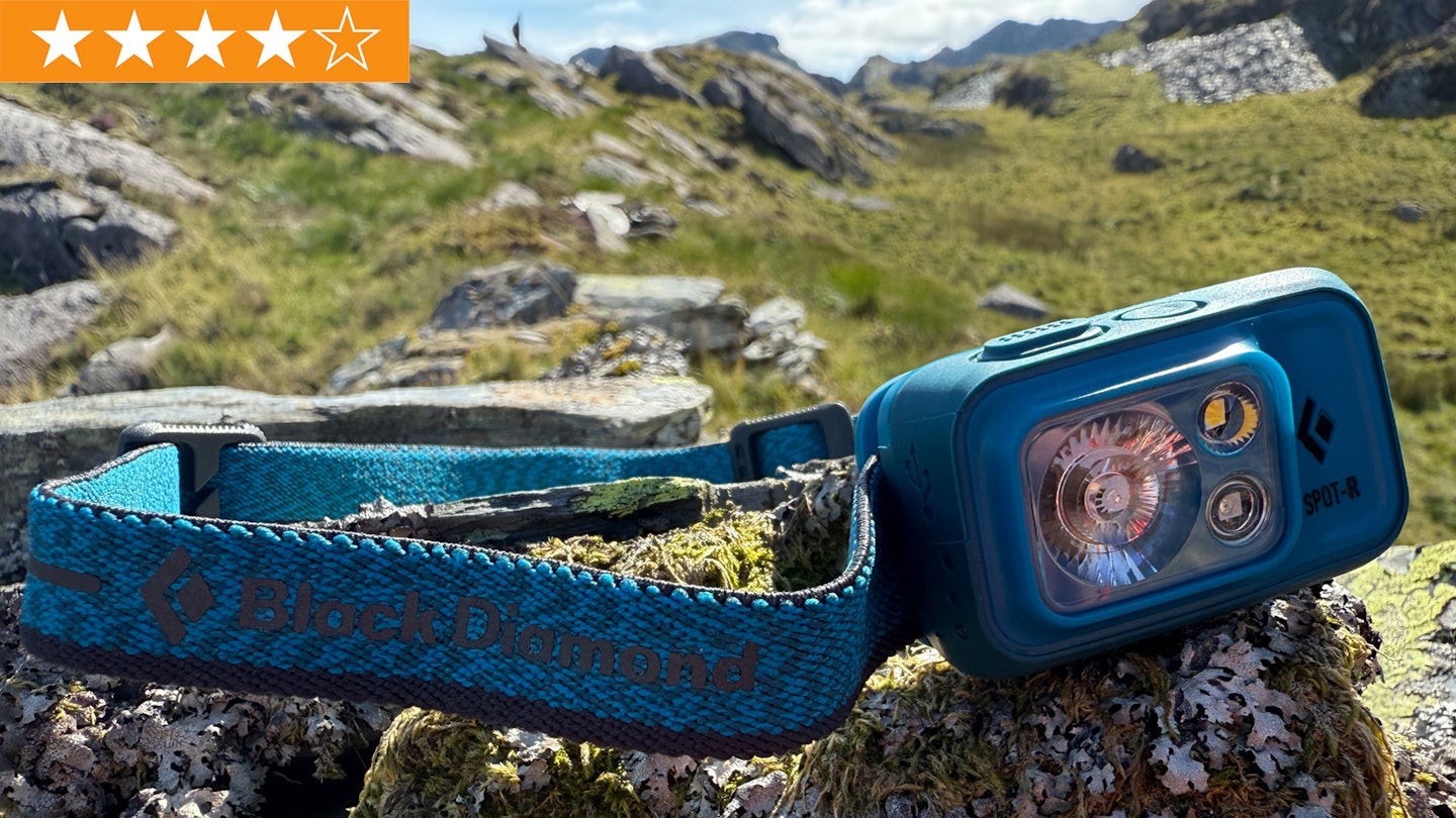 Black diamond spot 400 r head torch with 4 stars