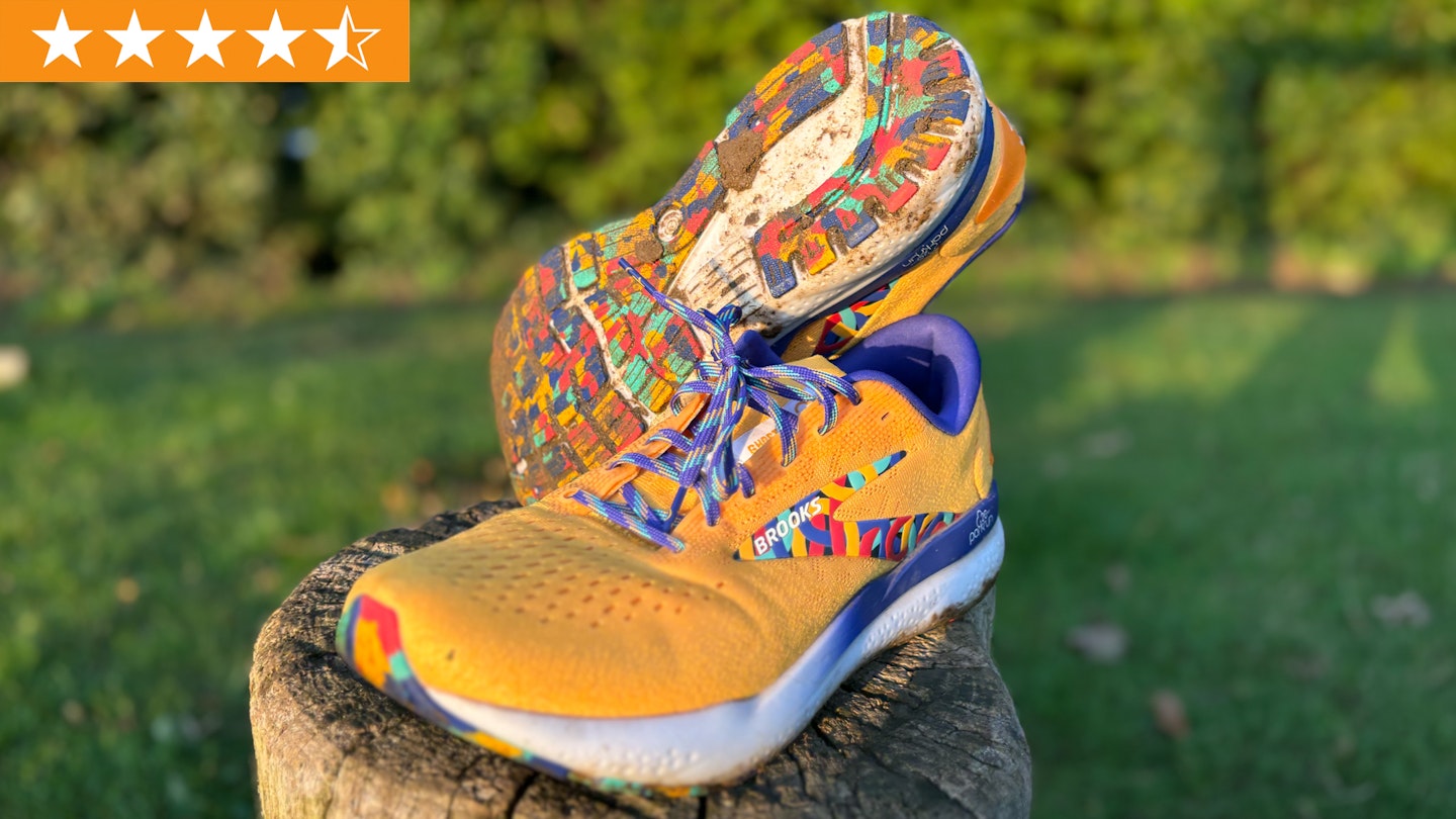 Brooks Ghost 16 parkrun edition running shoes with star ratings