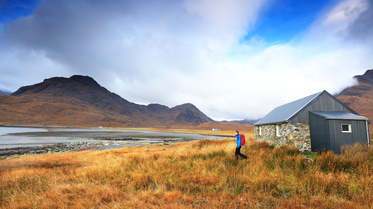 camasunary bothy on sgurr na stri, skye
