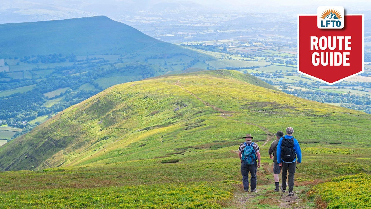 Castell Dinas and Waun Fach route guide