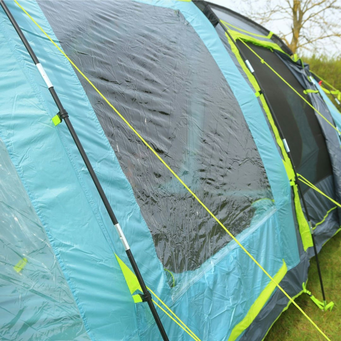 Side exterior of Coleman Meadowood 6L BlackOut Tent
