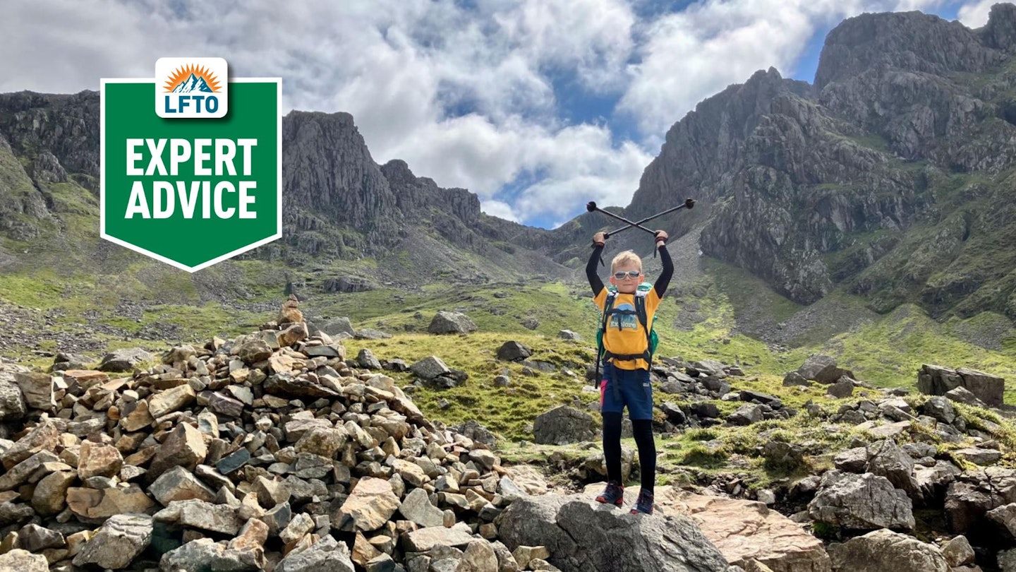 Hiking with kids Scafell Pike