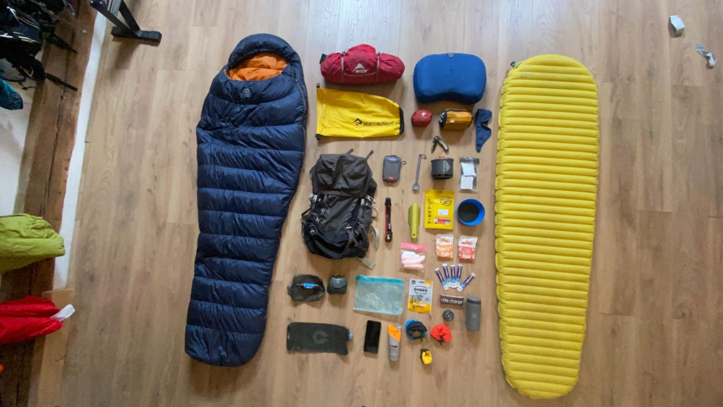 Jamie Ramsay adventure kit list, saving money