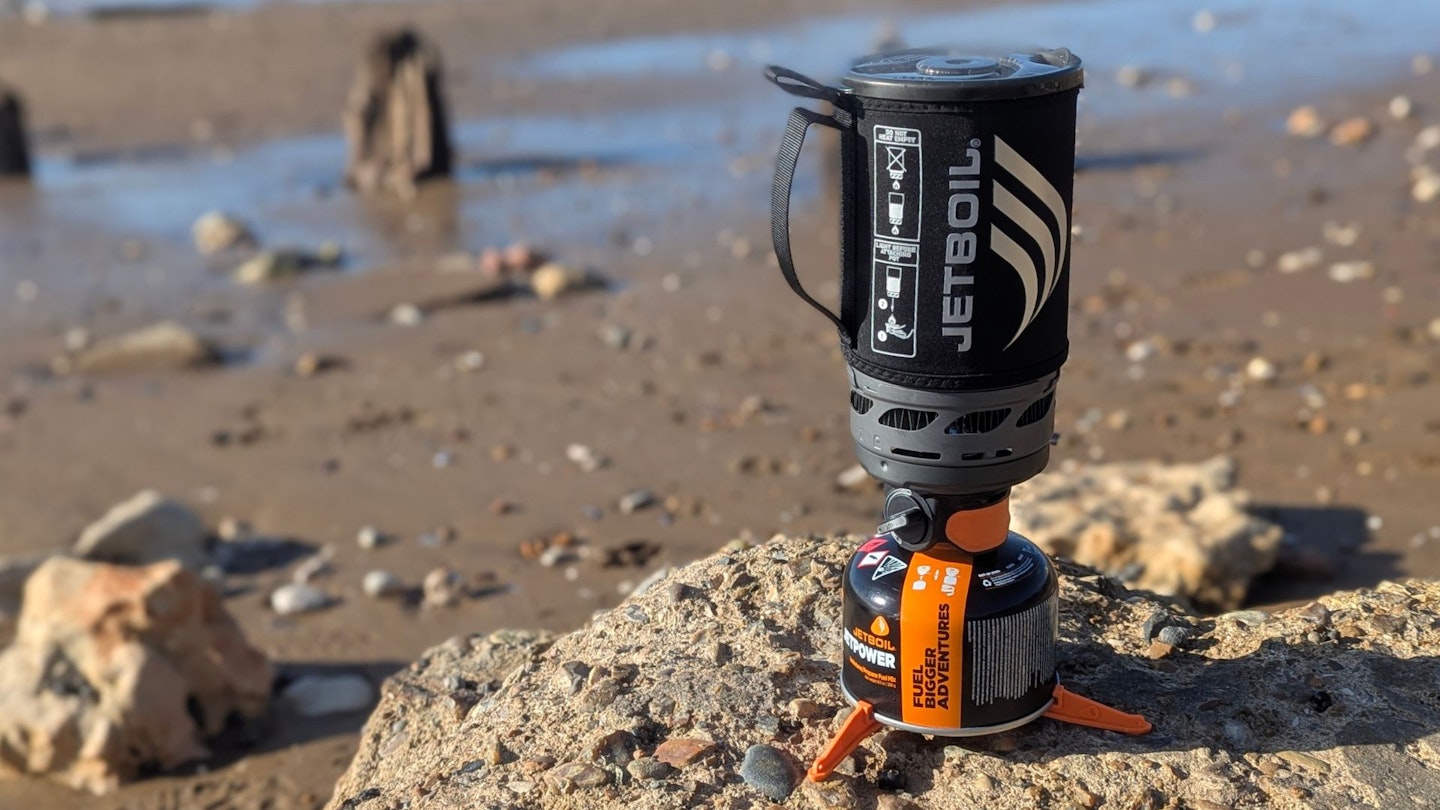 Jetboil Flash on a rock