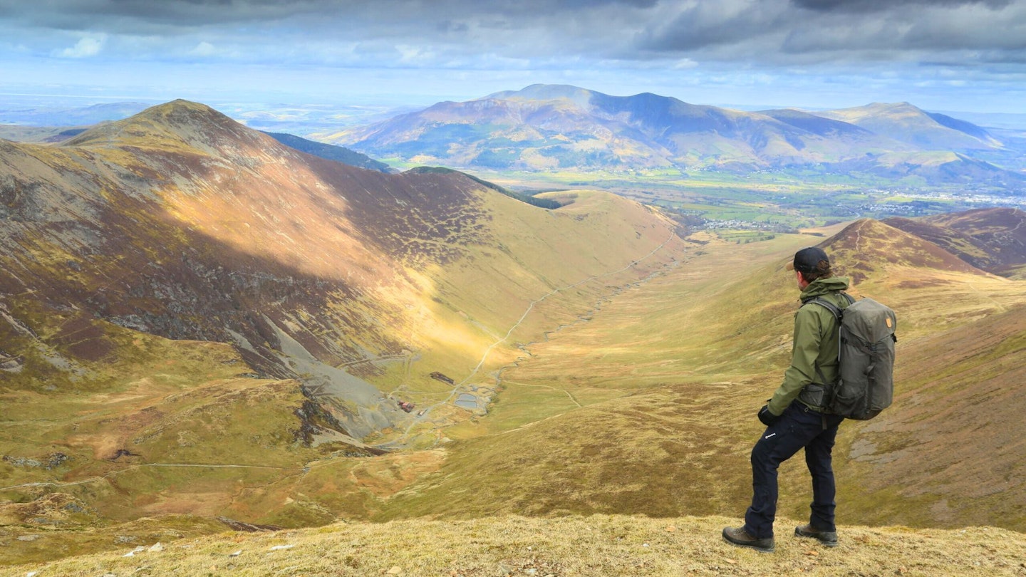 Looking into Coledale from the summit of Crag Hill, Lake District