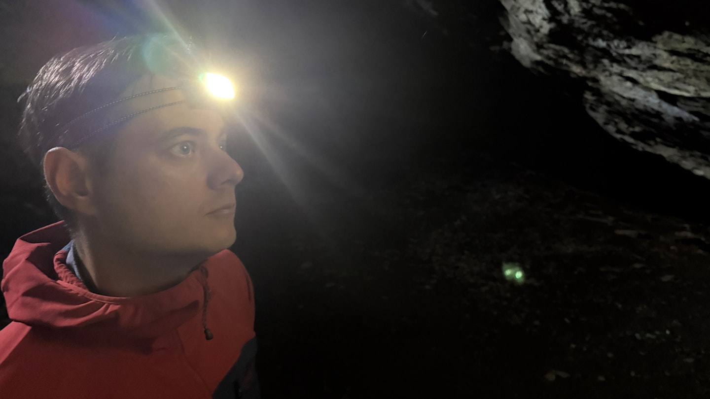 Matt Jones wearing the Nitecore NU25 MCT UL Head Torch