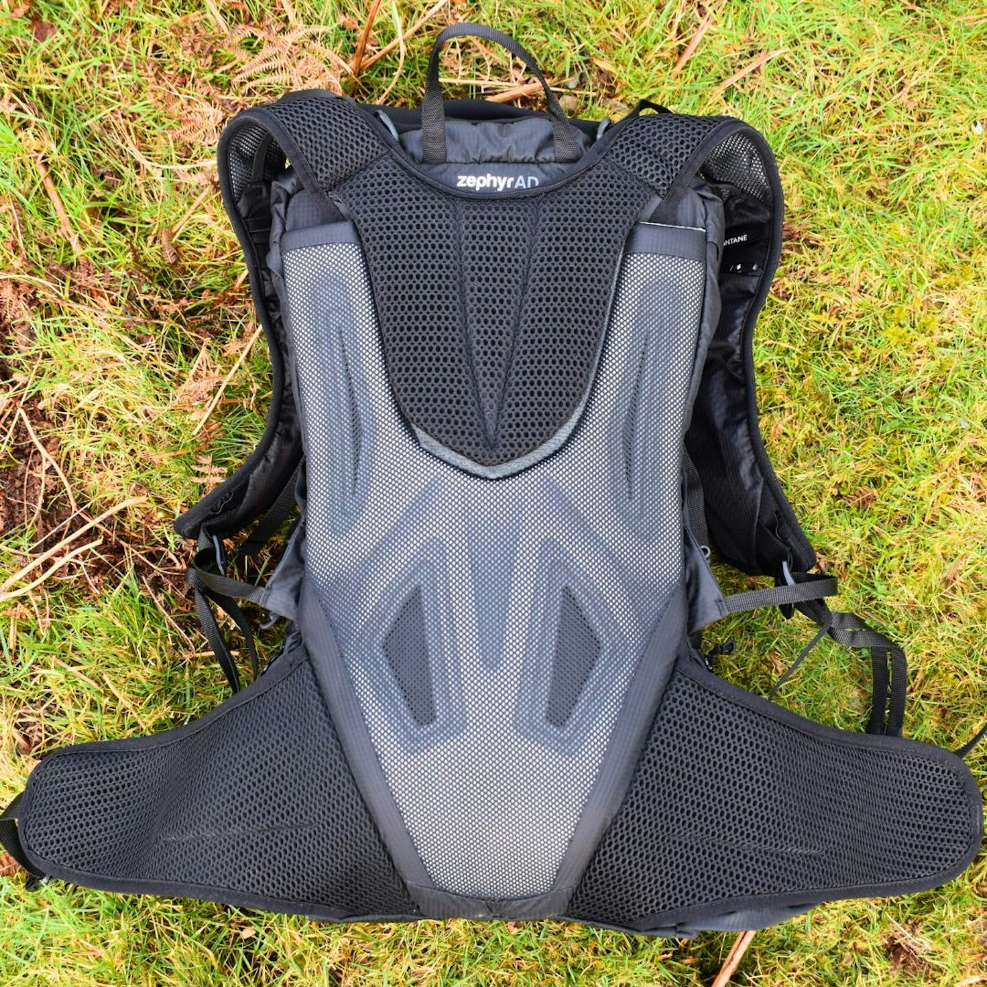 Montane Trailblazer 25L Backpack back panel and hip belt