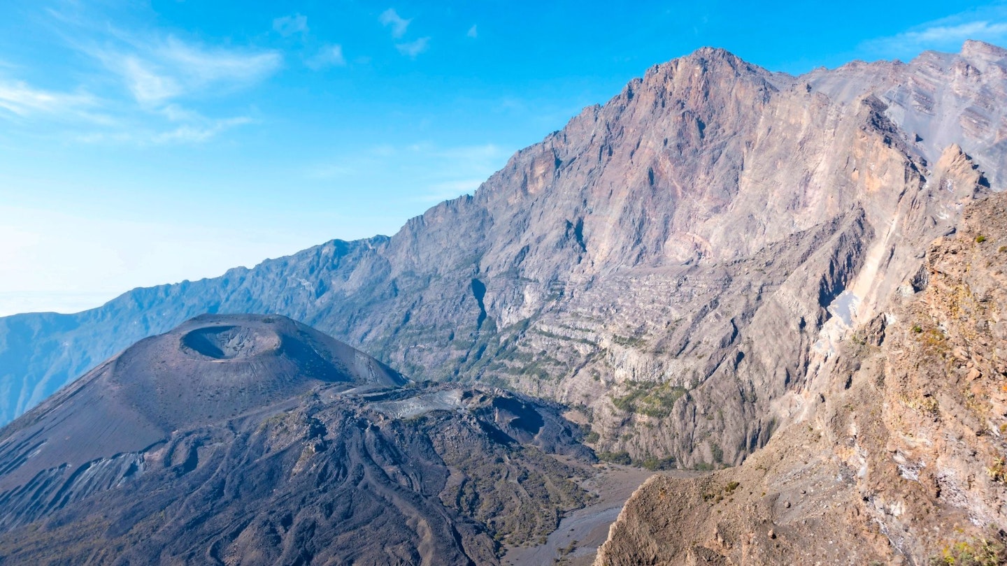 Views while hiking Mount Meru