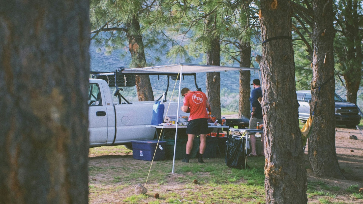 Preparing some of the best camping snacks