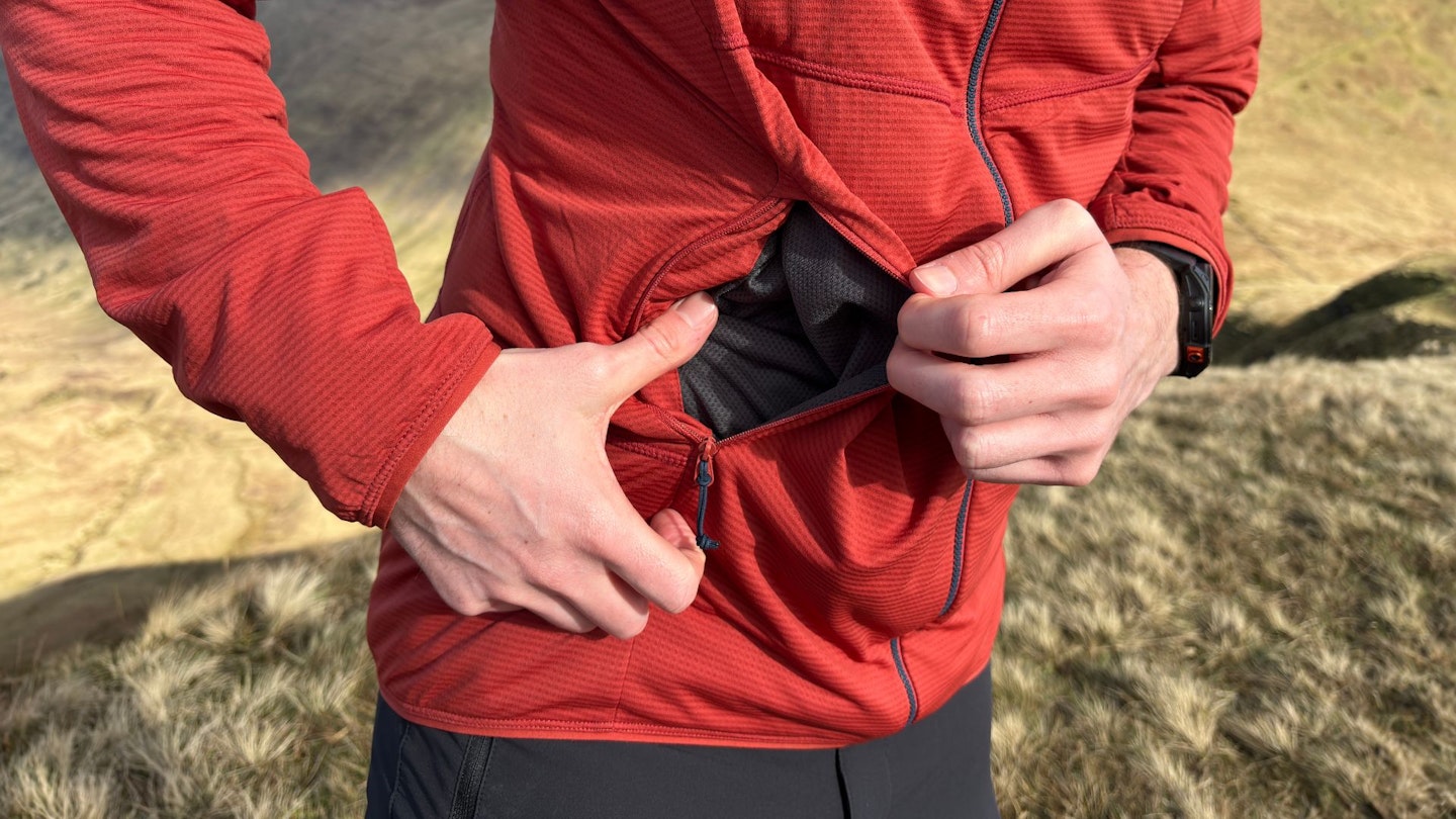 Rab Evolute Hoody pockets