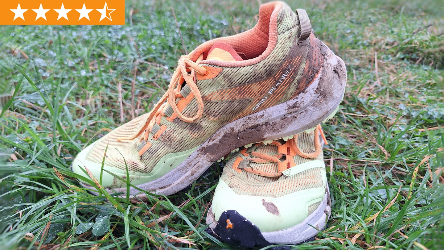 Scarpa Spin planet trail running shoes with star rating