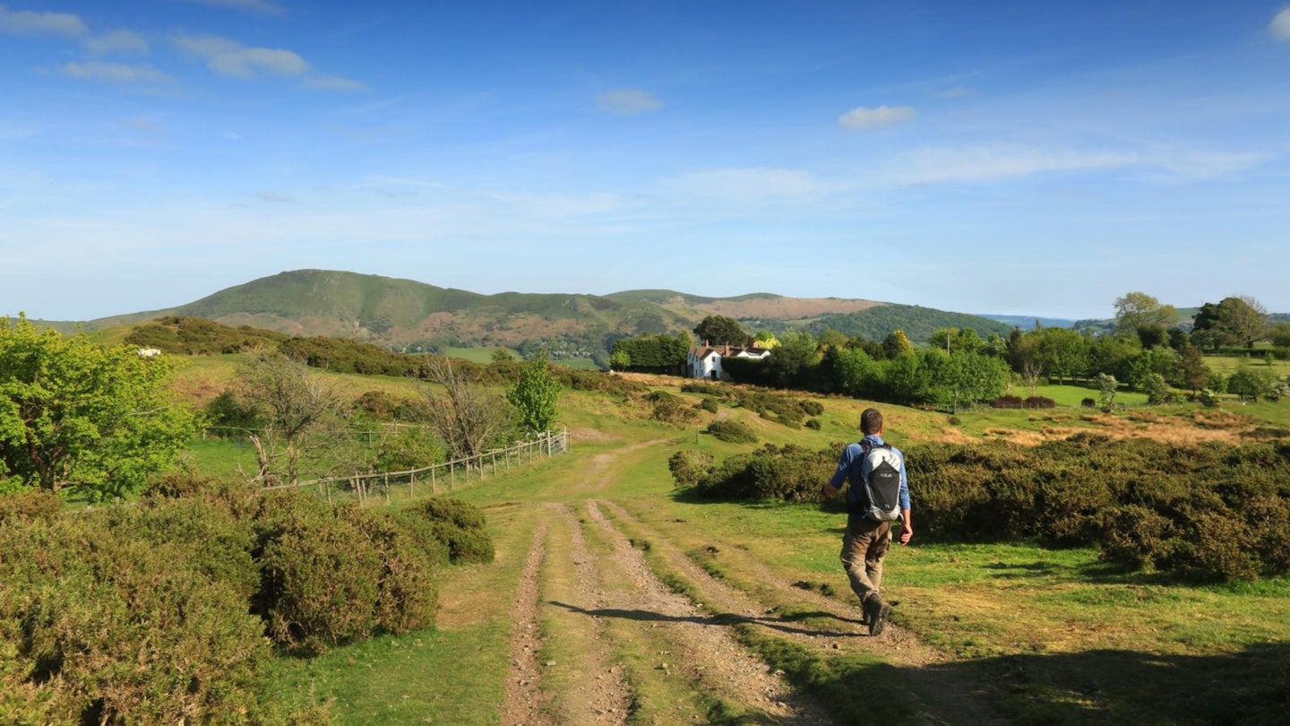 Caer Caradoc from East of johnathans Hollow The Long Mynd