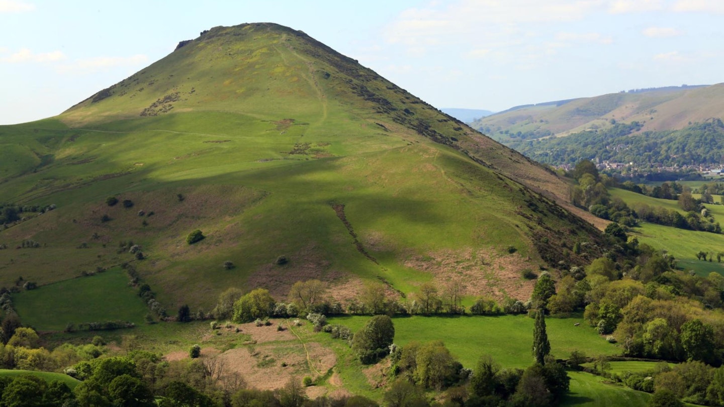 Outlier of Caer Caradoc Hill seen from the Lawley