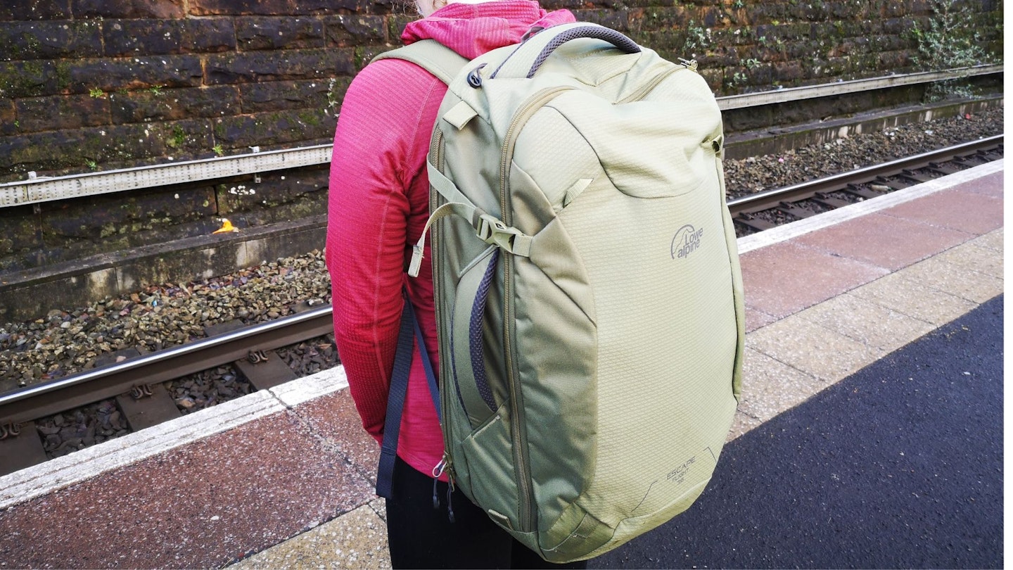 closeup of Lowe Alpine Escape Flight 36