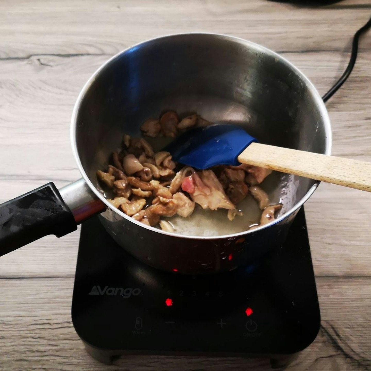 Rendering duck fat on the vango sizzle