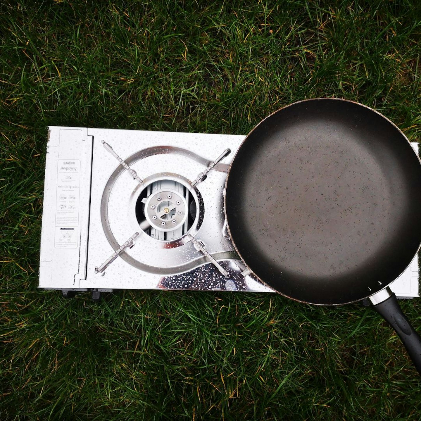 NJ Stove with pan detail shot