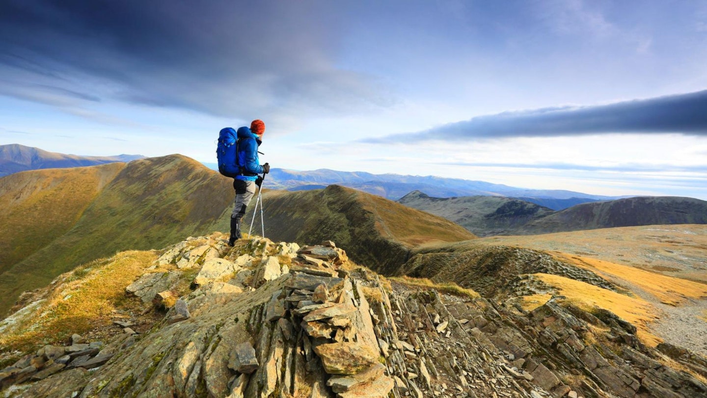 Summit of Hopegill Head, Coledale Round, Lake District
