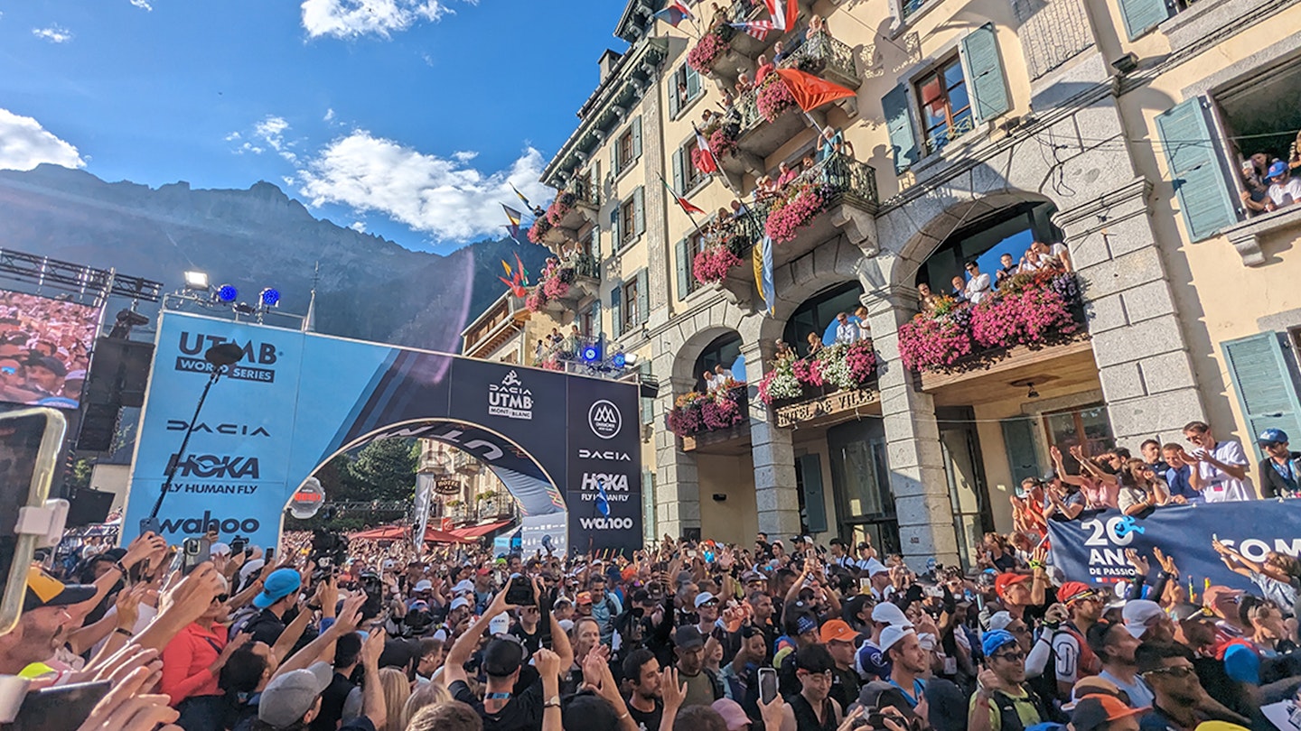 UTMB start line