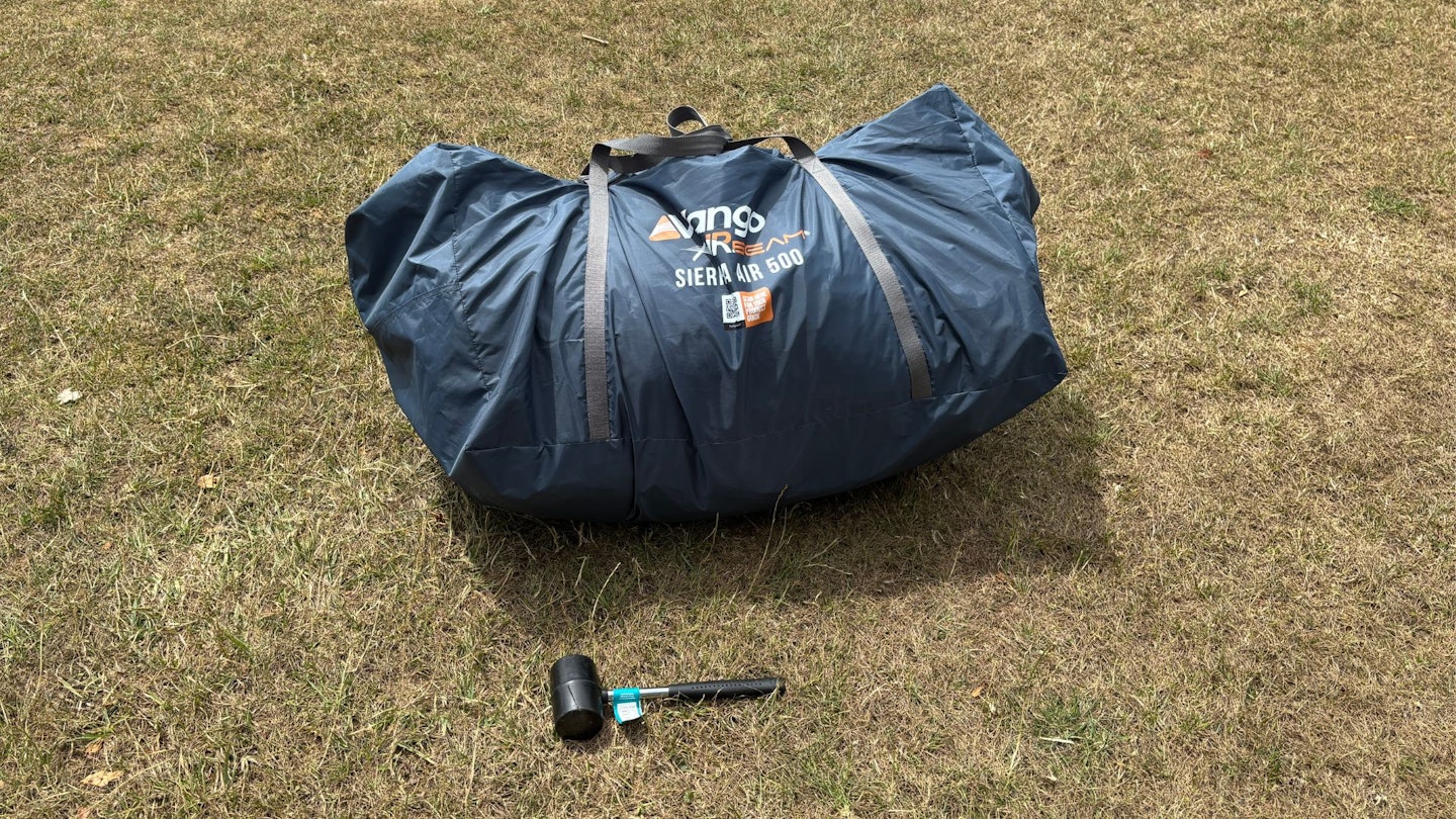 Vango Sierra Air 500 packed down