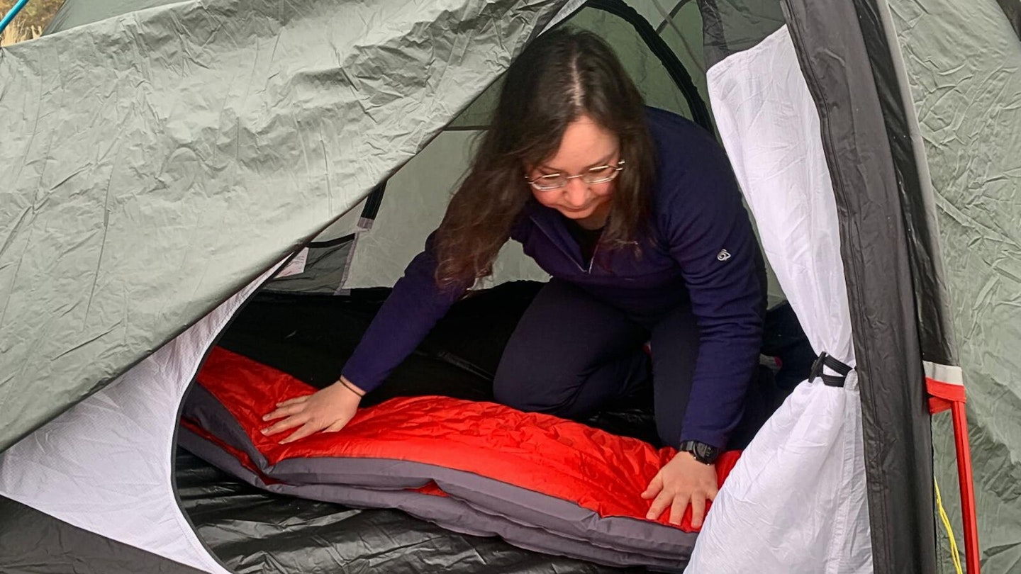 Vango Thermocore XPD being packed away